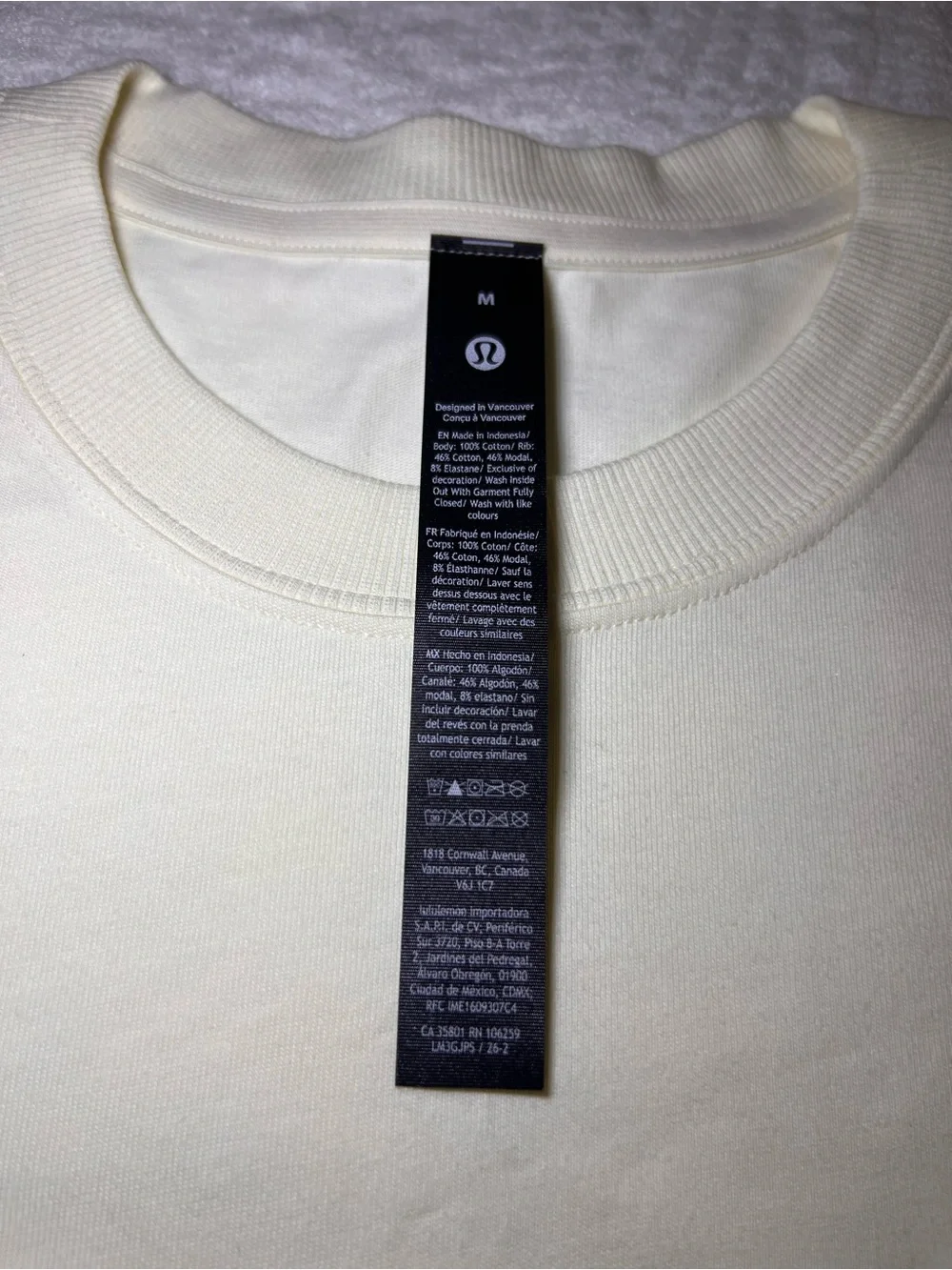 🍋Lululemon heavy weight classic fit cotton t-shirt golf flag
